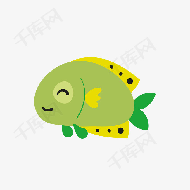 卡通开心的小鱼免抠素材开心的小鱼卡通卡通的卡通可爱可爱的小鱼