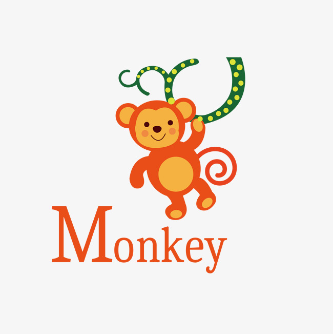 monkey卡通猴子免抠素材