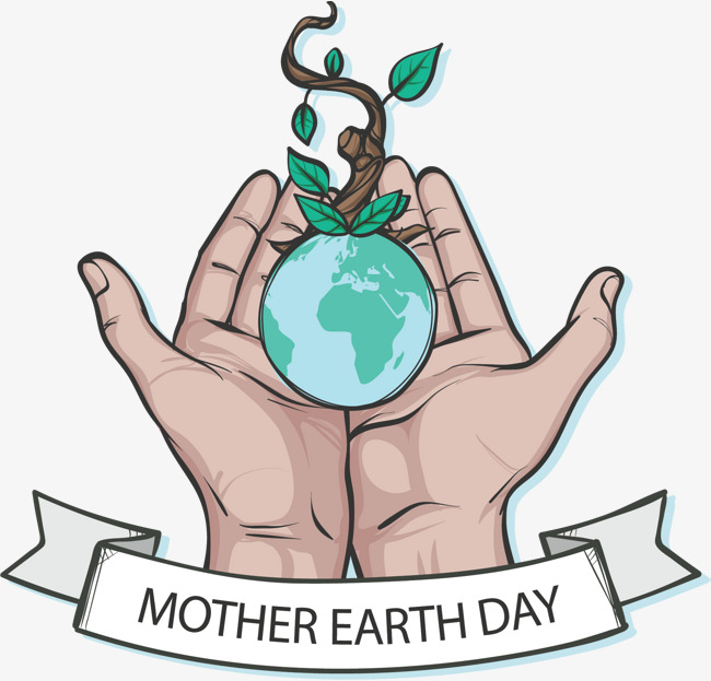 手绘双手捧着地球矢量png地球手捧地球双手捧地球手绘风地球妈妈