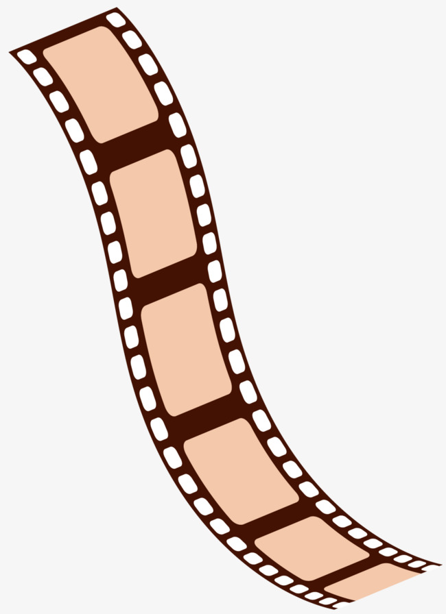 咖啡色电影扭动胶卷素材图片免费下载_高清png_千库网