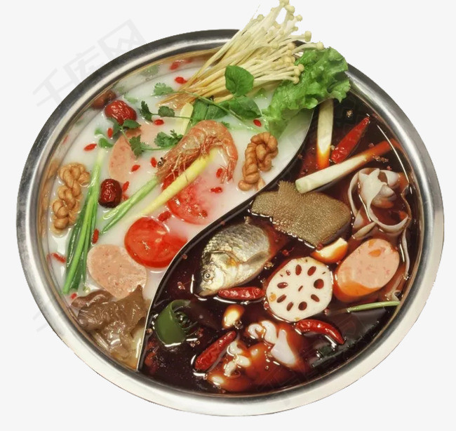 风味麻辣火锅png