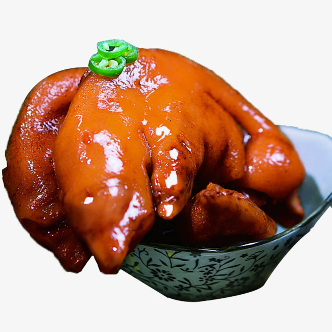 装碗红烧腊猪腿免扣