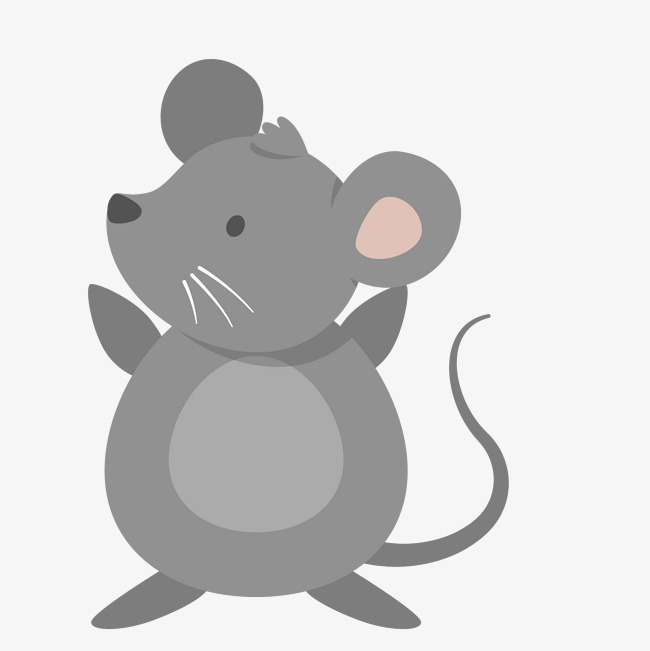 可爱呆萌设计小老鼠呆萌可爱老鼠鼠类动物卡通