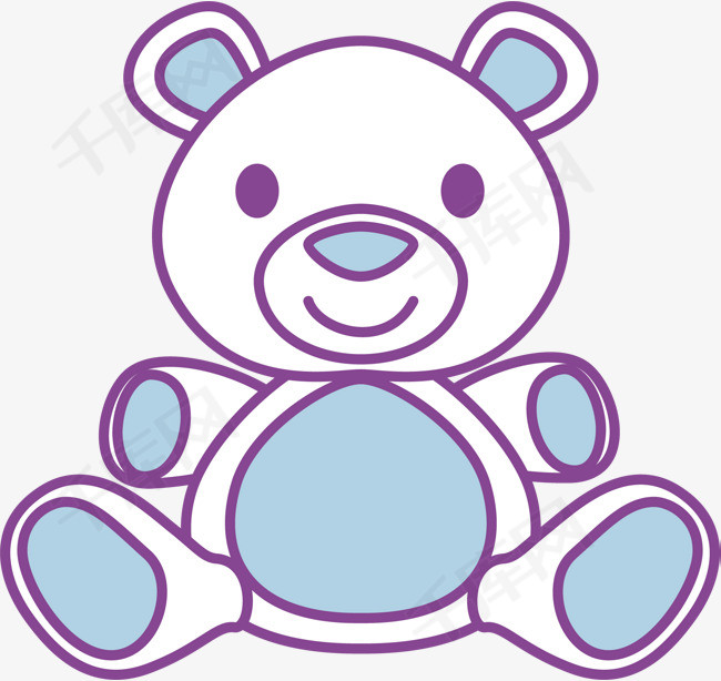 小熊婴儿可爱物品素材图片免费下载_高清psd_千库网