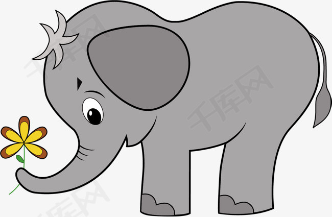 大象                                            可爱