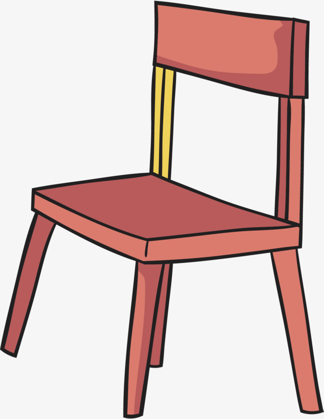 矢量图藕粉色的椅子