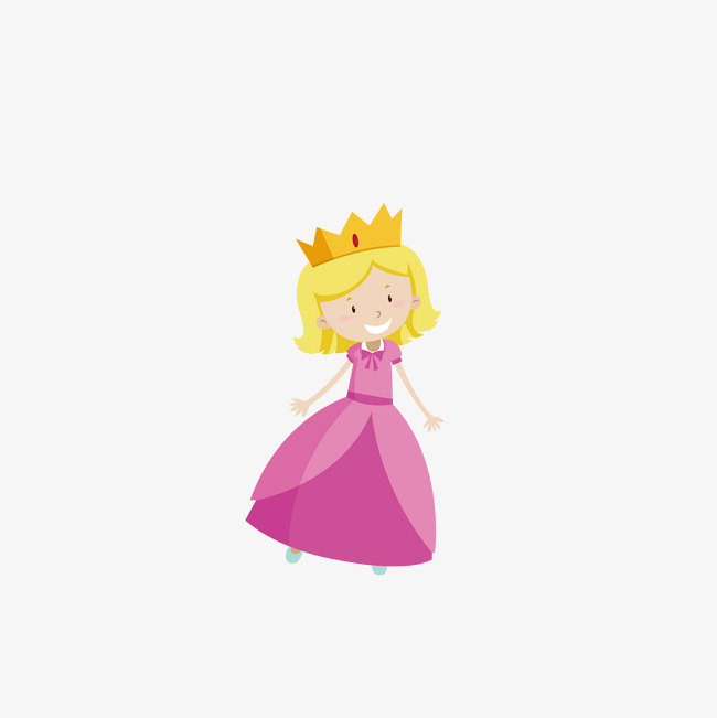 卡通可爱的小公主免抠素材