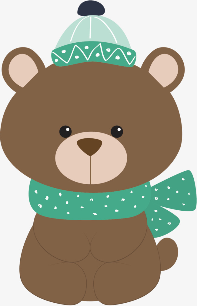 矢量图穿着衣服的熊宝宝矢量图卡通手绘商务创意小熊