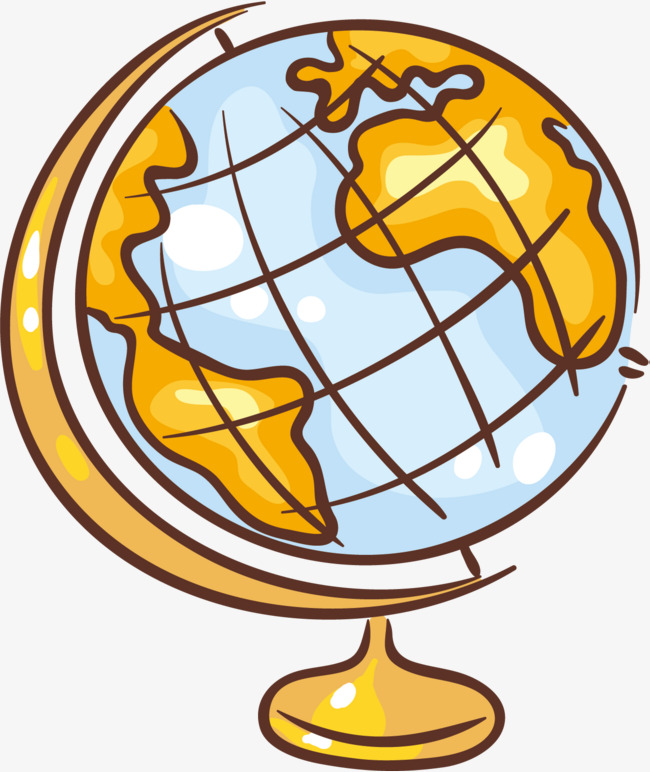 伸懒腰简约立体地球仪