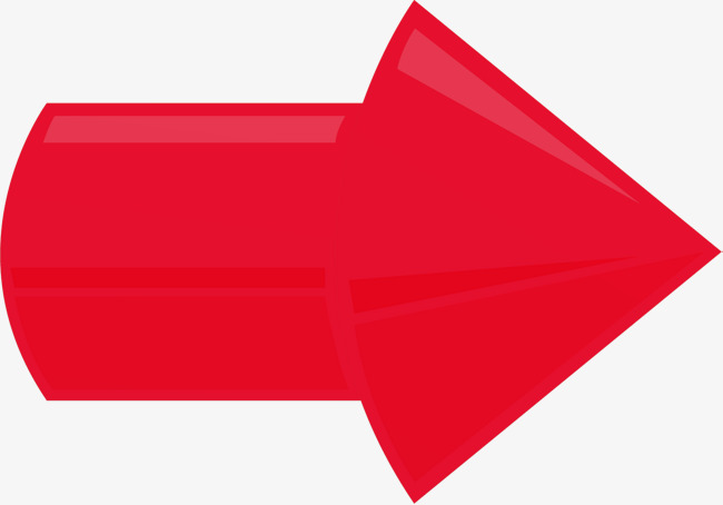 创意红色圆尾箭头矢量素材图片免费下载_高清psd_千库