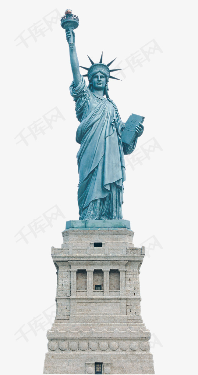 实物美国自由女神雕像自由女神雕像美国建筑景点标志性建筑