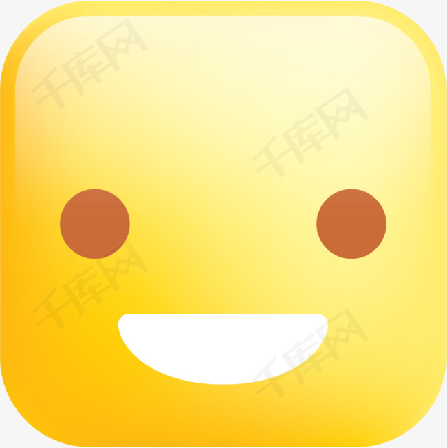黄色可爱笑脸小黄人