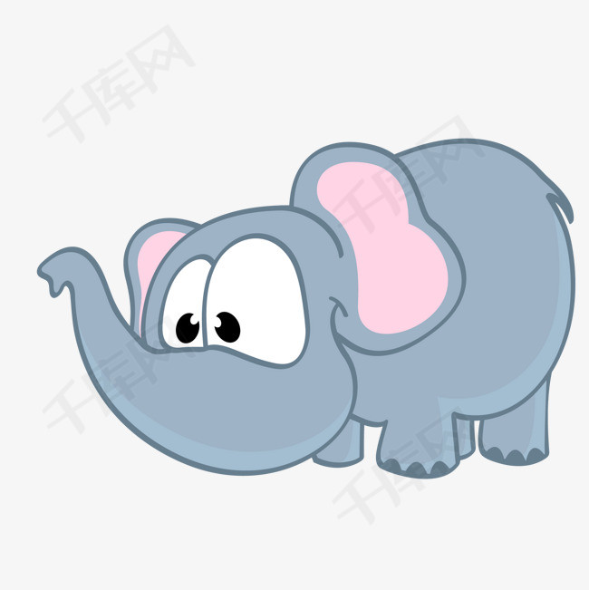 卡通大象png下载卡通大象动物卡通动物小动物可爱动物