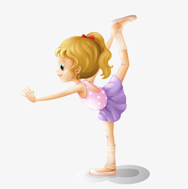 手绘跳舞女孩png下载手绘跳舞女孩卡通人物人物介绍矢量人物