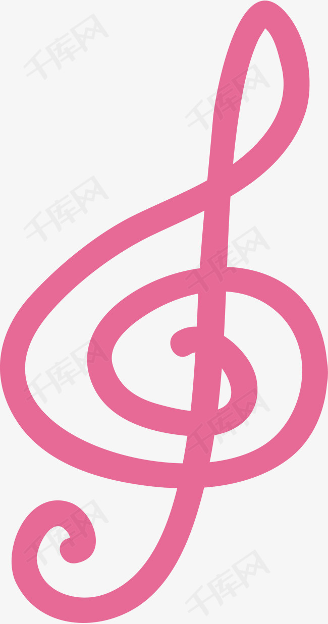 卡通音乐音符矢量