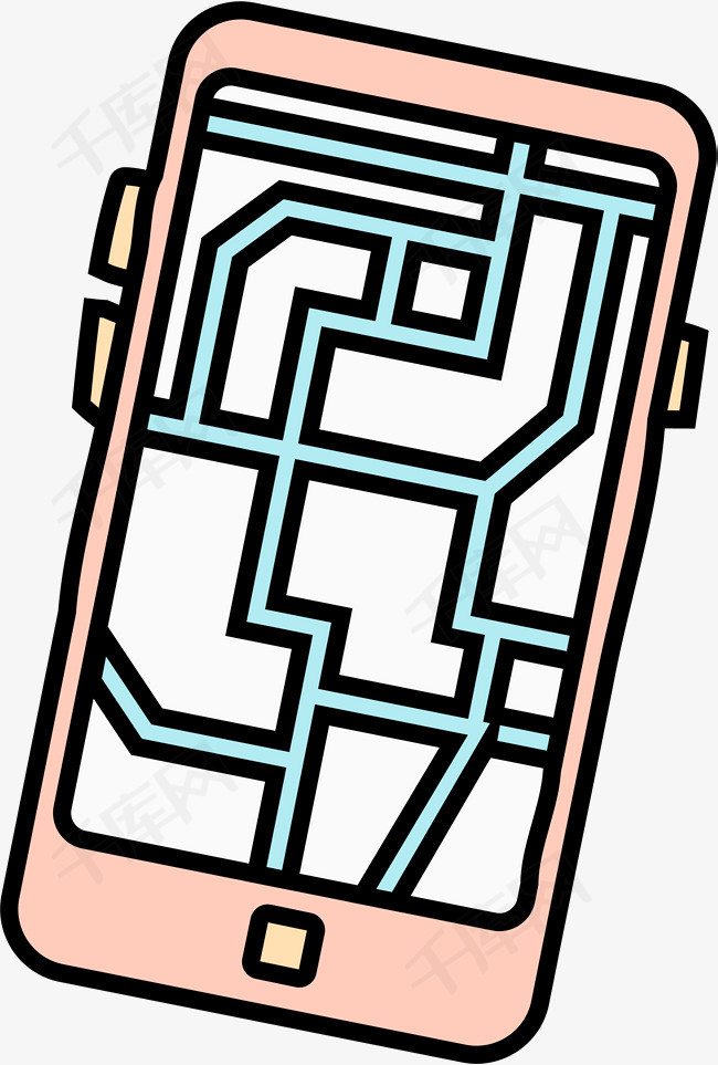 手机导航PNG下载