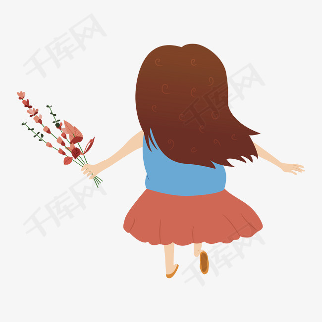 小女孩背影矢量图下载卡通小女孩背影卡通人物人物介绍矢量人物人物