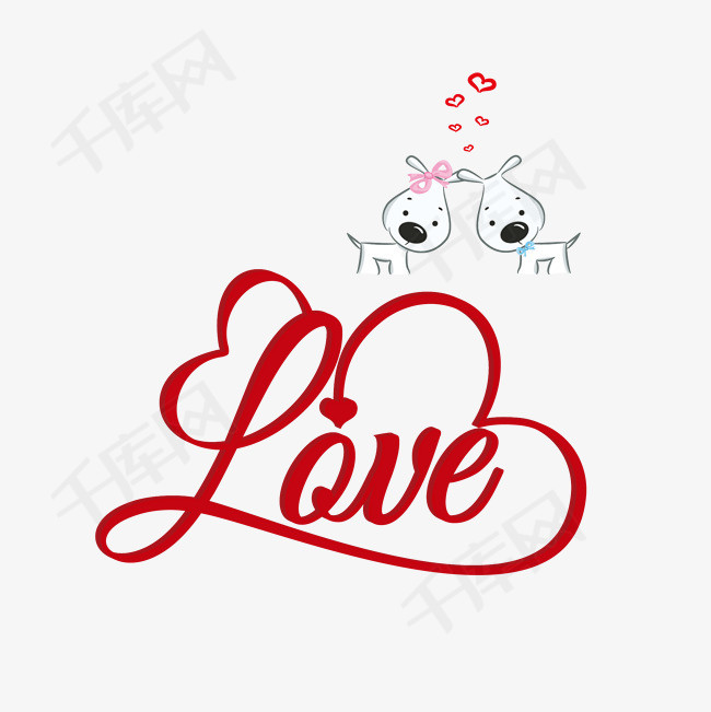 love情人节英文艺术字