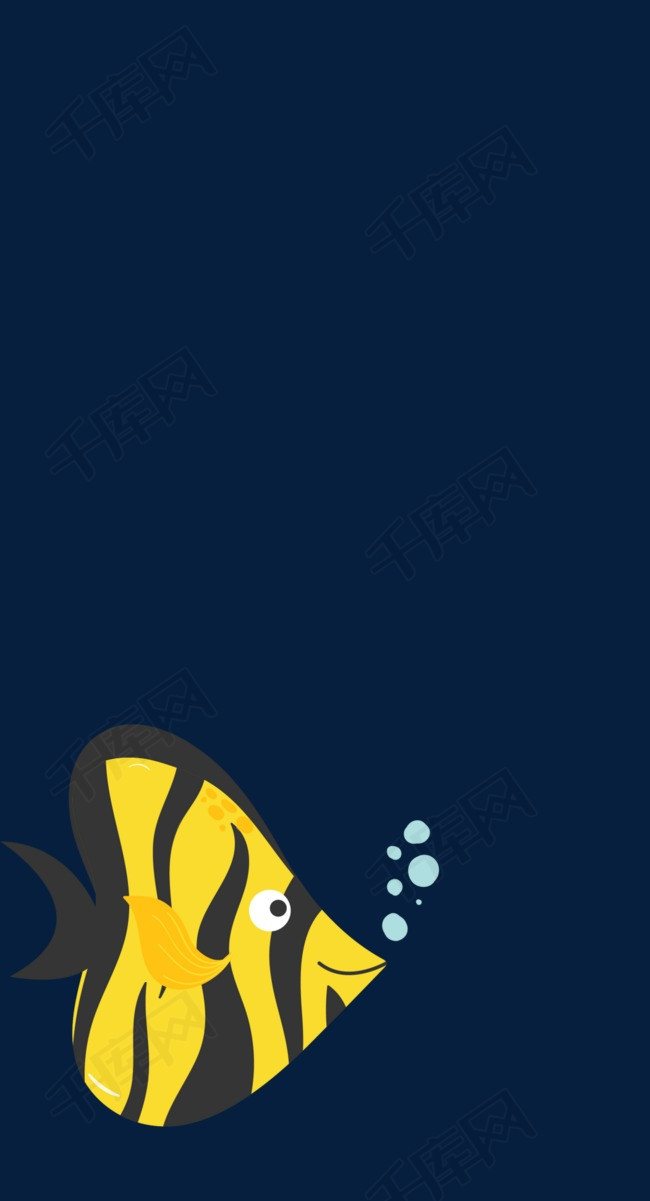 世界海洋日冒泡的热带鱼