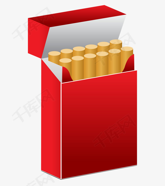 红色烟盒里面的香烟素材图片免费下载_高清png_千库网