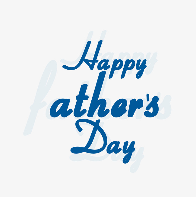 617父亲节英文艺术字