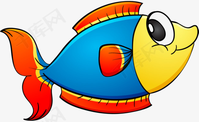 海洋生物卡通小鱼