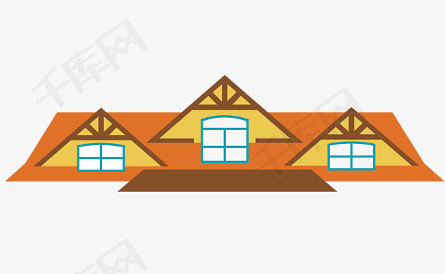 对称矢量迷你屋顶屋顶房屋屋顶卡通屋顶矢量屋顶房子屋顶对称风格
