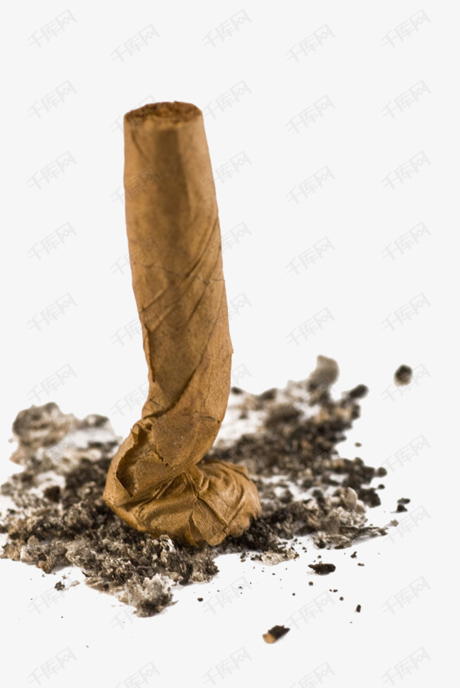 按灭的香烟