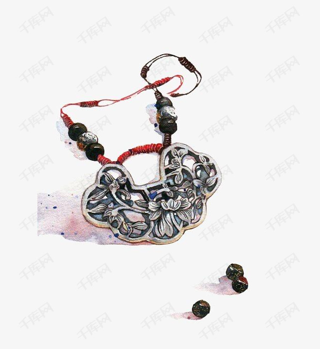 古典图片中国风素描 中国风锁子素材图片免费