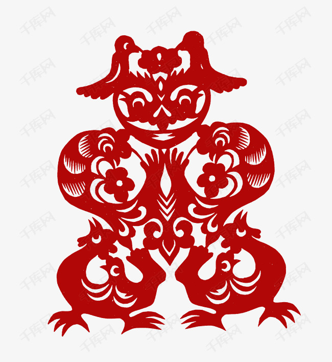 动物剪纸