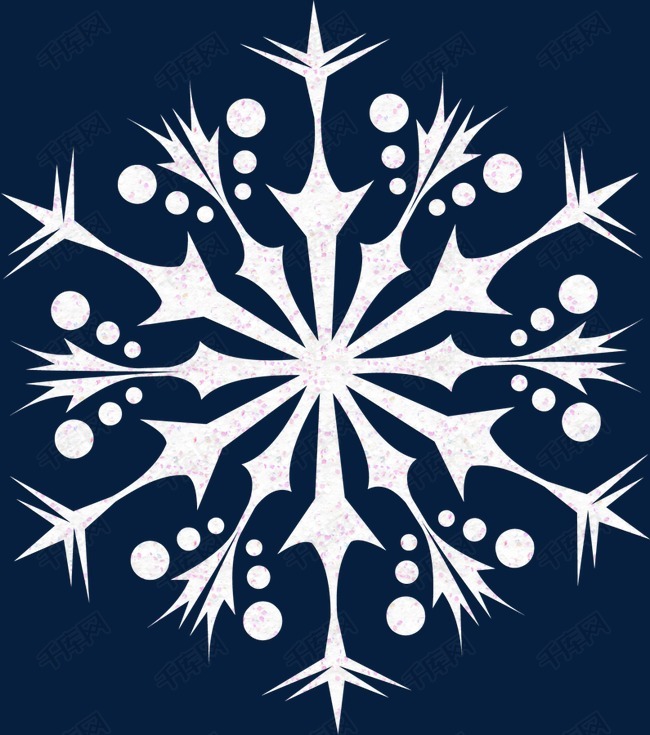 雪花的素材免抠雪花素材装饰免抠冬季