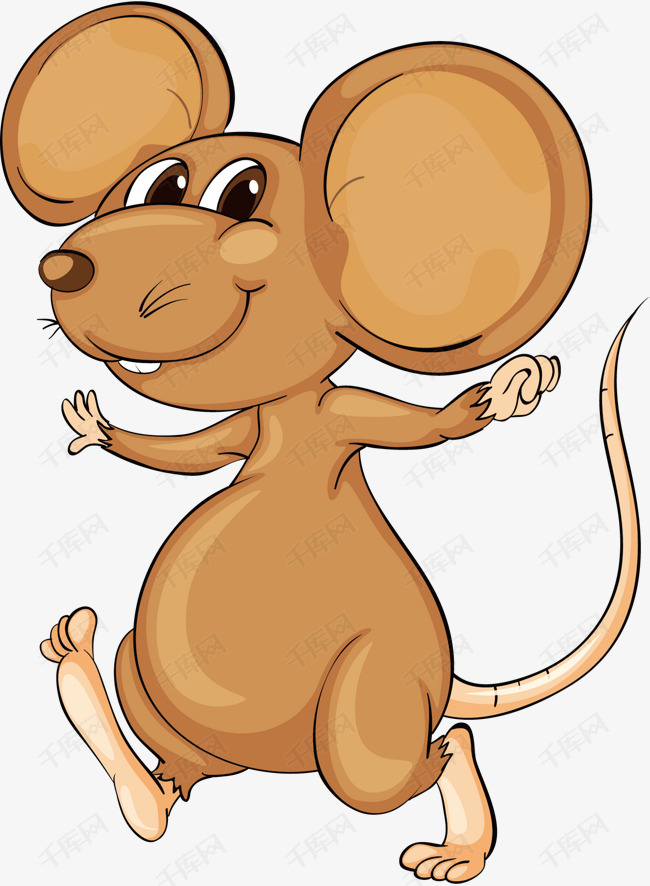 开心的小老鼠的素材免抠矢量素材老鼠开心的老鼠卡通老鼠幼教