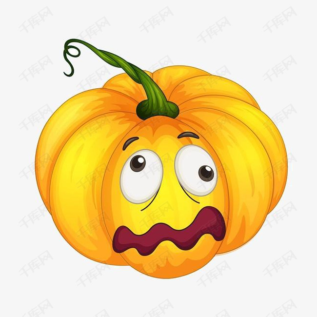卡通表情南瓜素材