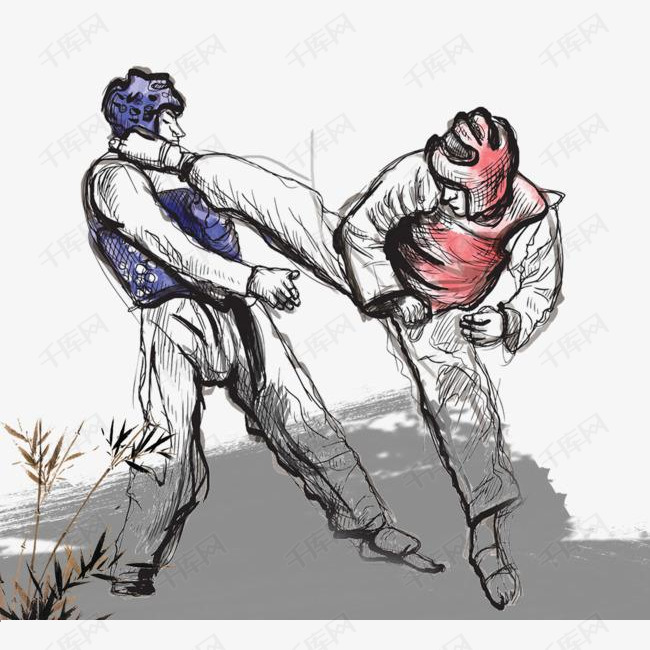 武术对打