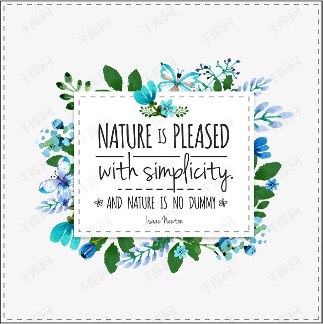 绿色小清新手绘虚线文字边框素材图片免费下载