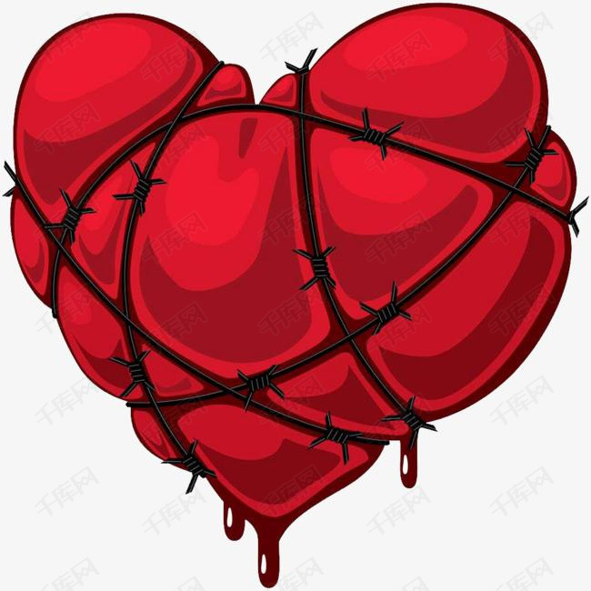 红色心脏的素材免抠爱心浪费表白真爱