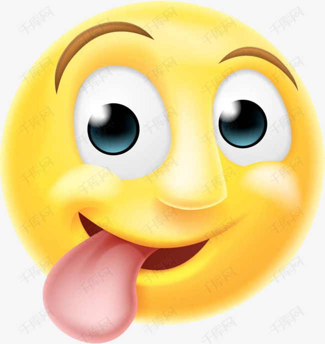 伸舌头的搞怪表情