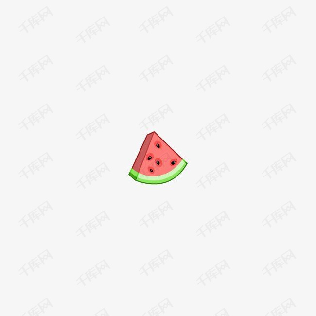 西瓜夏季的零食的素材免抠watermelon西瓜