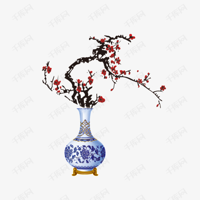梅花花瓶