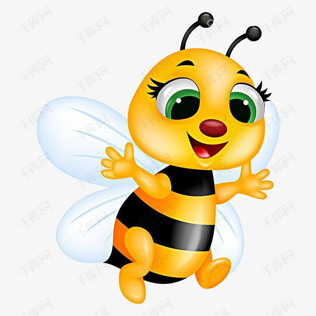 卡通蜜蜂素材的素材免抠卡通蜜蜂素材可爱蜜蜂免抠蜜蜂