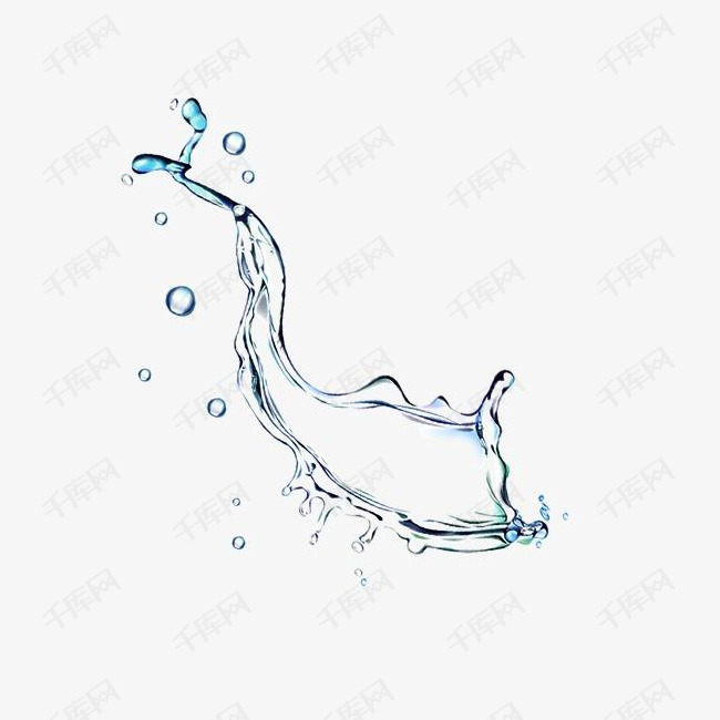水滴的素材免抠透明水滴水