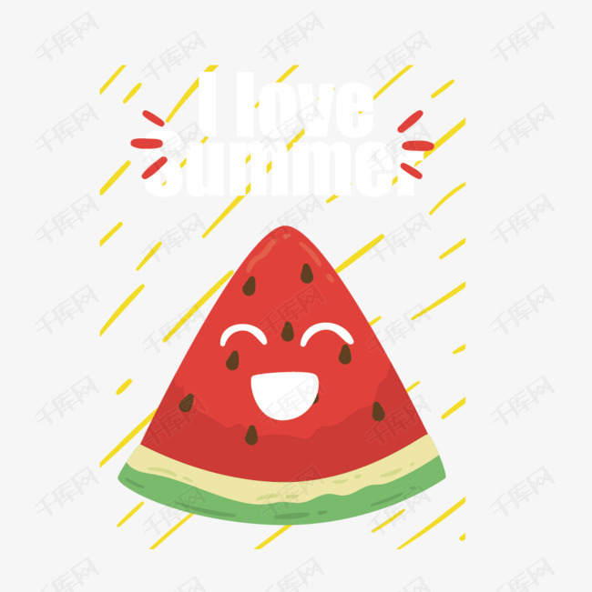 夏季小清新西瓜