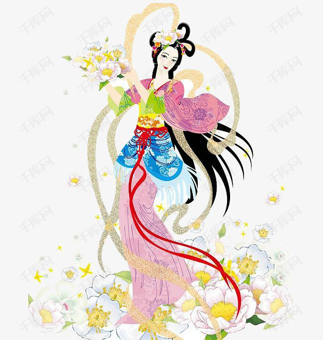 天女散花