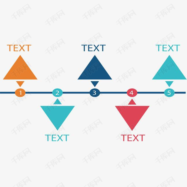 上下结构三角时间轴素材图片免费下载_高清psd_千库网