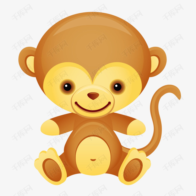 猴子卡通造型