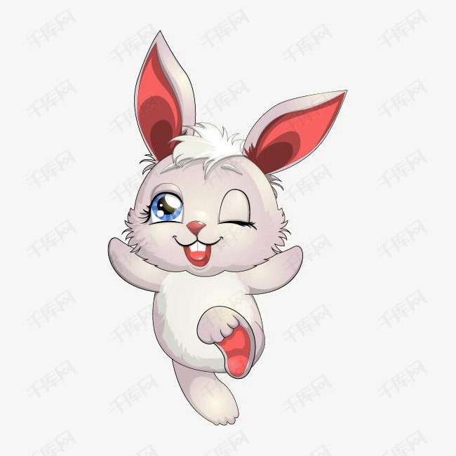 卡通小白兔