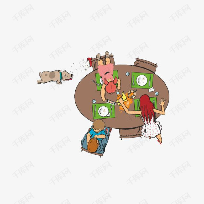 饭桌上的不文明就餐素材图片免费下载_高清p