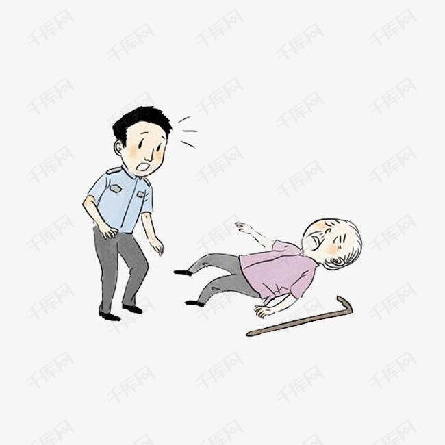 躺着的老人