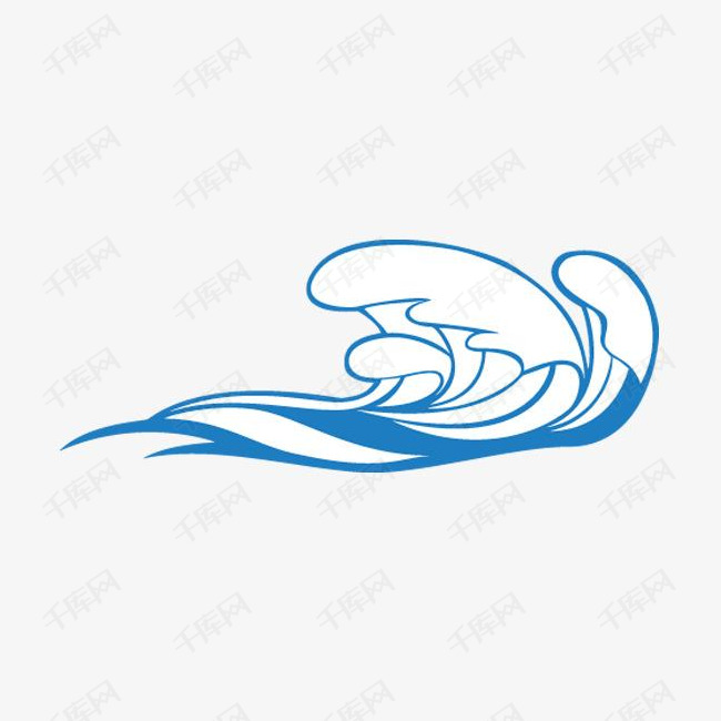波浪素材