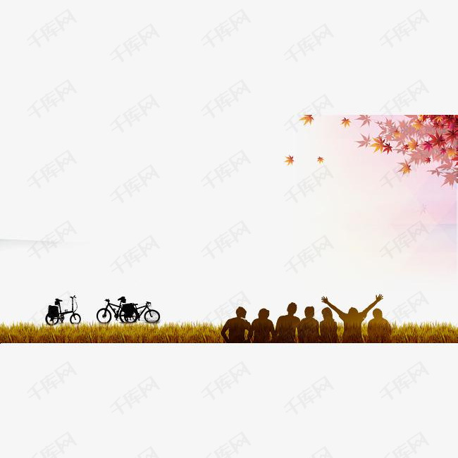 创意毕业季背影背景